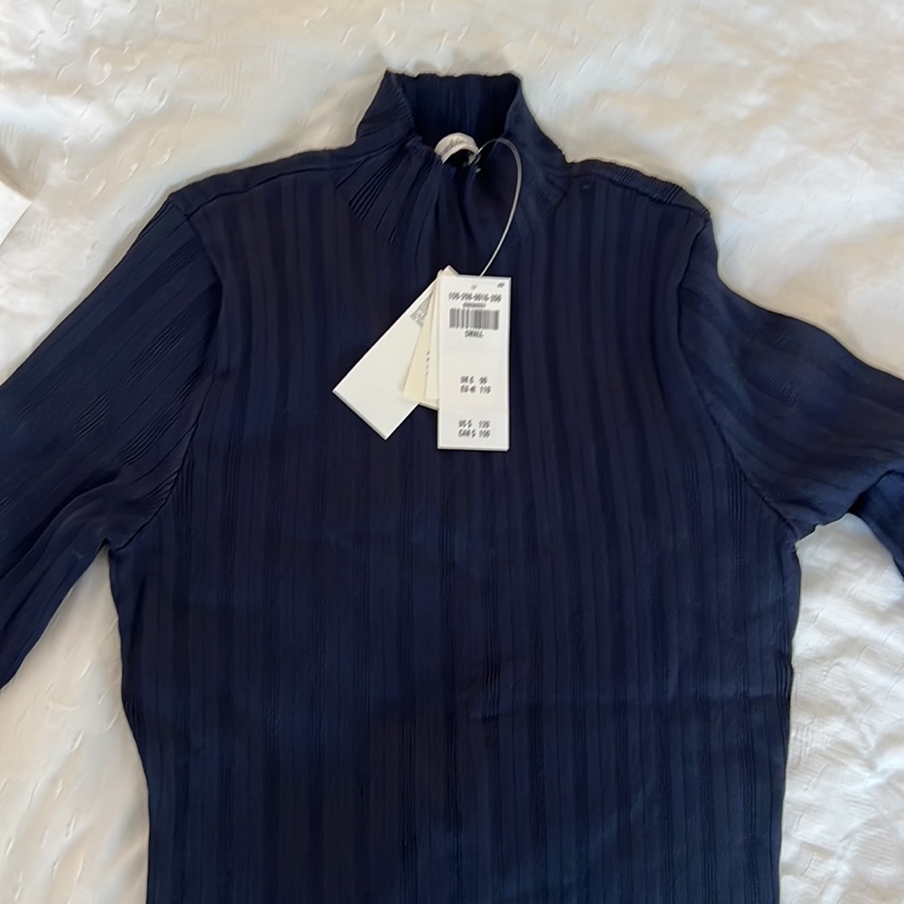 NWT Abercrombie Navy Blue Maxi Sweater dress size S